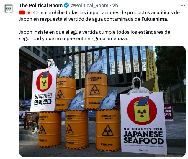protestas por liberacion de aguas de fukushima