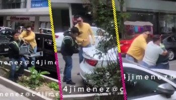 Sujeto golpeó a empleado de parquímetros de CDMX para evitar inmovilizador en su auto