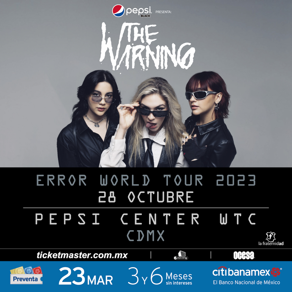 The Warning en concierto en México