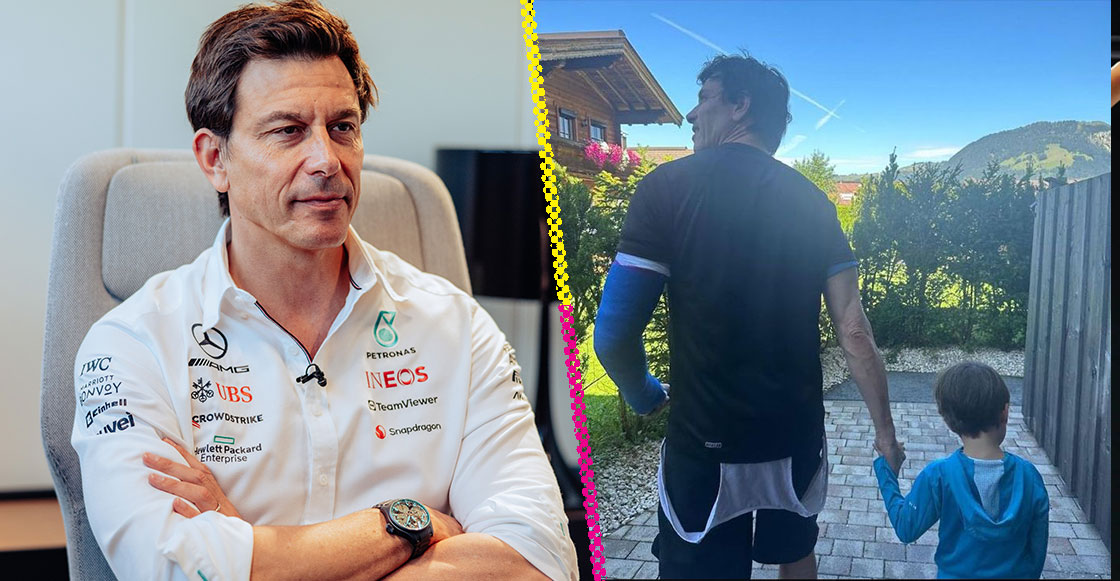 Toto Wolff se fractura durante las vacaciones de Fórmula 1 tras accidente en bicicleta