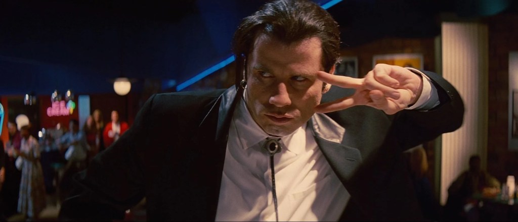 John Travolta como Vincent Vega en 'Pulp Fiction'