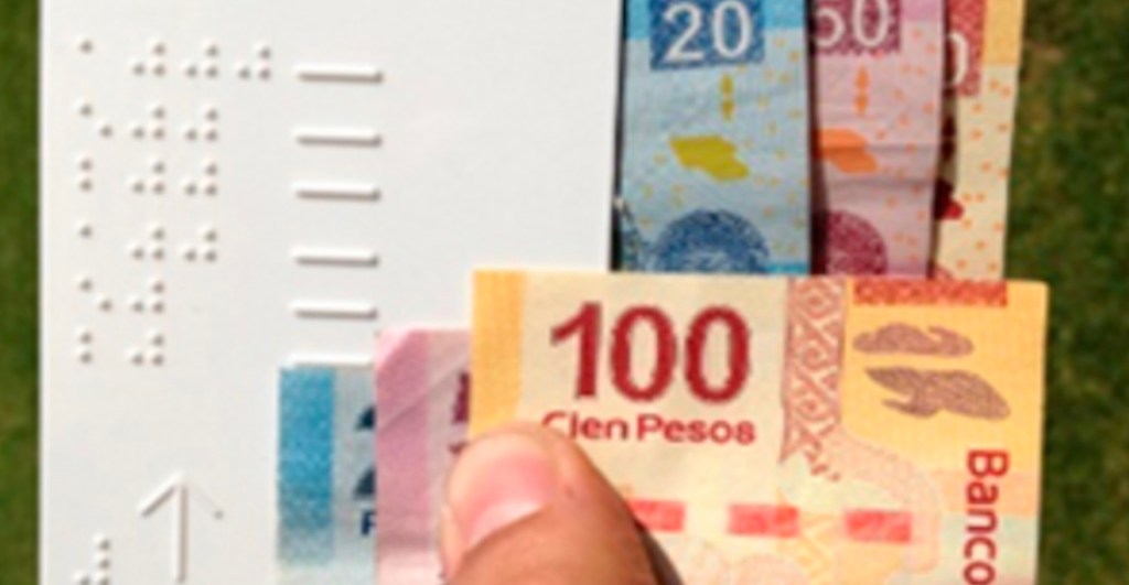Los billetes traen unas "rayitas" sensibles al tacto: ¿Ya los sintieron?