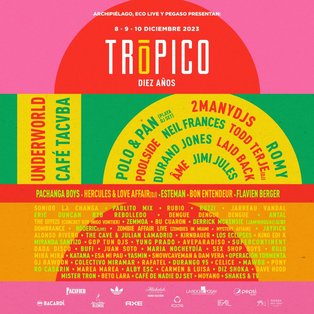 Fechas, cartel y precios del festival Trópico 2023