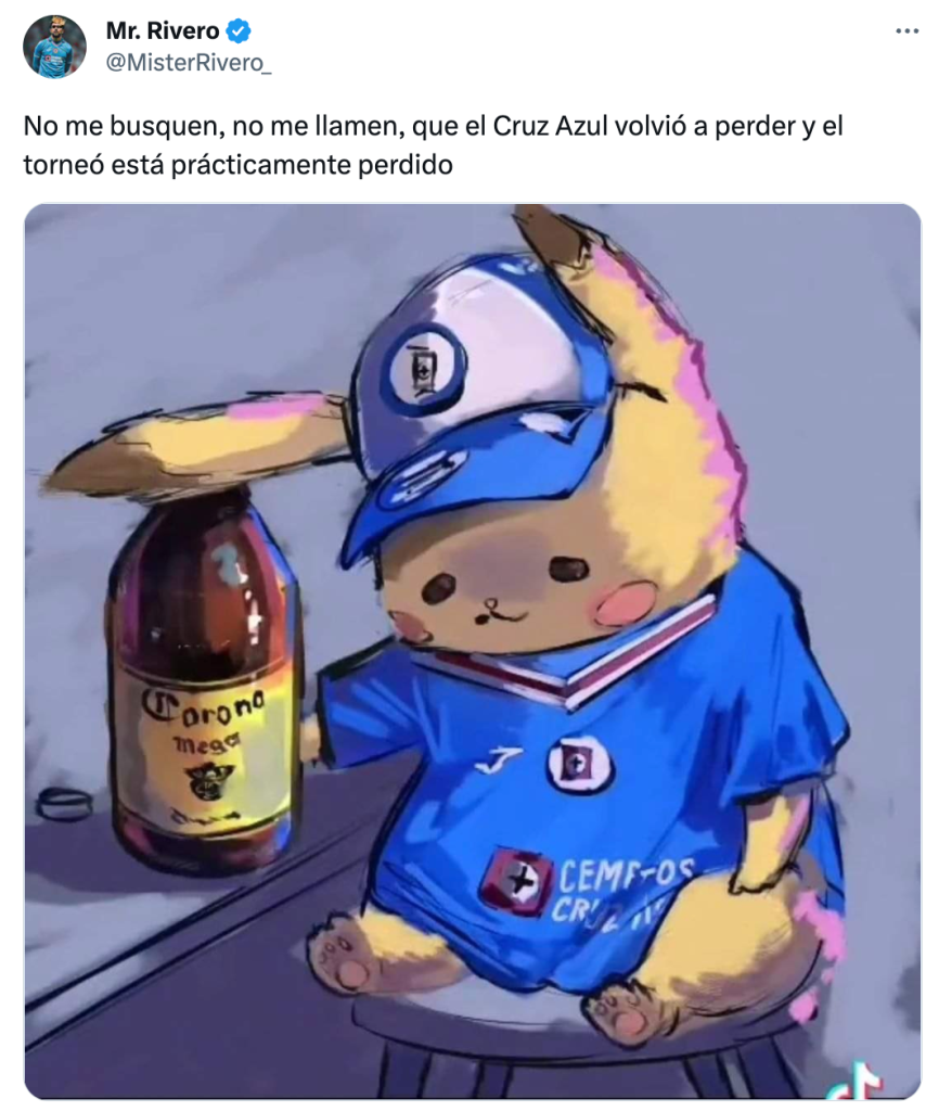 Memes Liga MX Cruz Azul