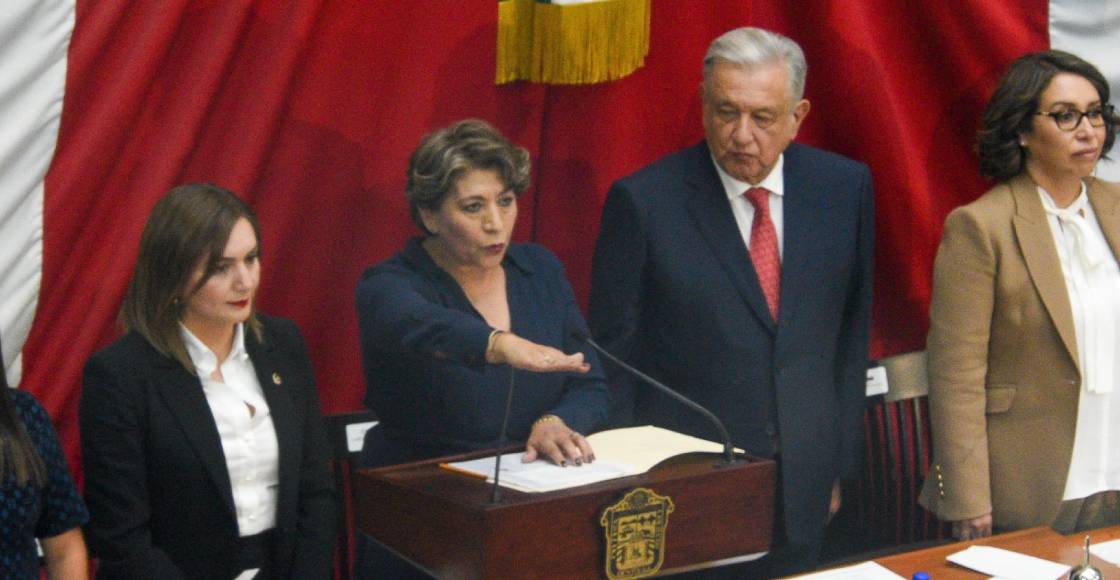 Delfina Gómez tomó protesta como la primera gobernadora del Edomex