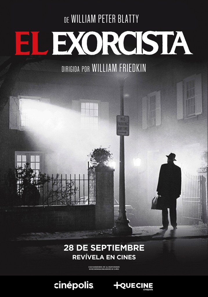 Póster oficial de la llegada de 'El exorcista' al cine