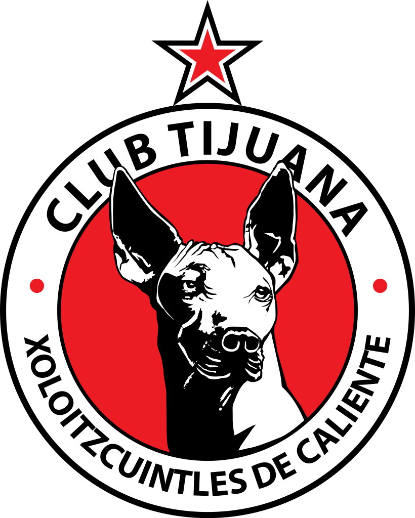 El escudo de Xolos de Tijuana