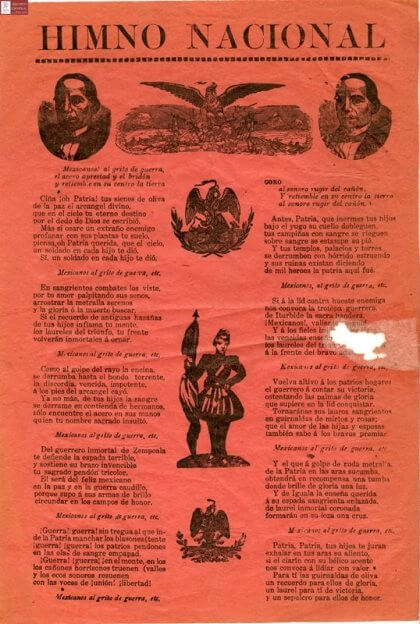 Existen algunas estrofas prohibidas del Himno Nacional