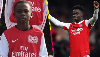 Bukayo Saka, el niño que cumplió su sueño de llevar al Arsenal a lo más alto