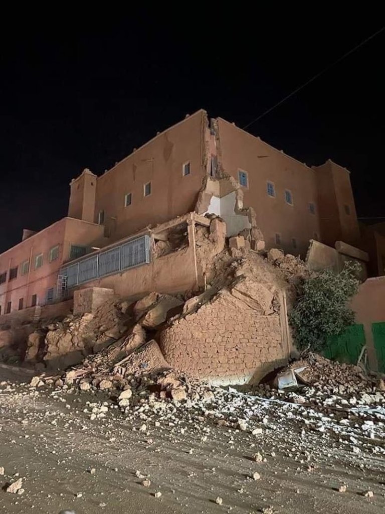 Fotos y videos del sismo en Marruecos.