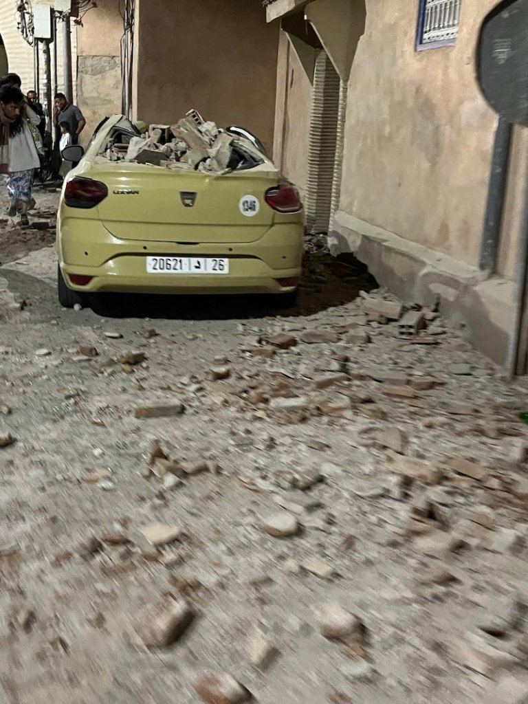 Fotos y videos para dimensionar el devastador sismo en Marruecos.