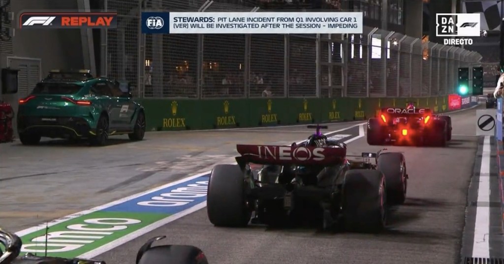 Max Verstappen investigado por detener a los coches en el pitline durante la Q1 