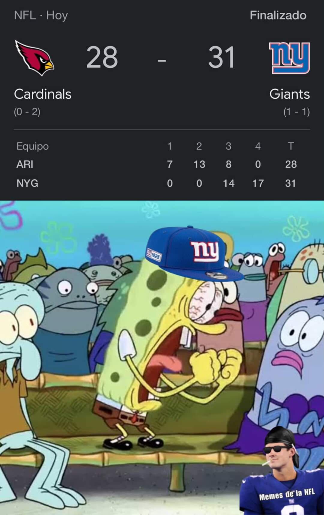 Memes de la NFL en semana 2