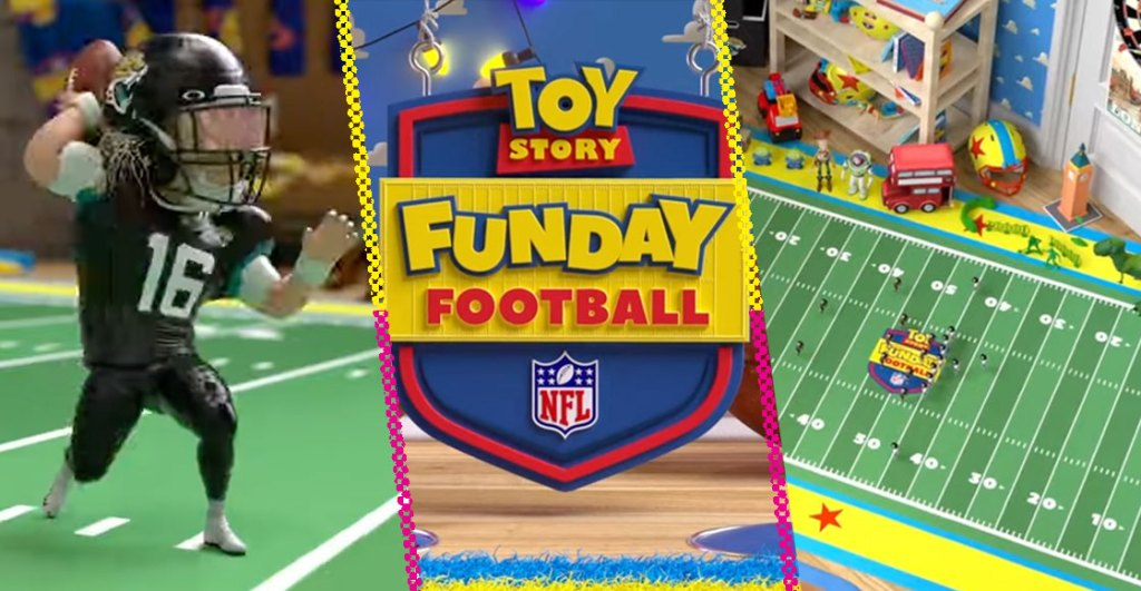 ¡Al infinito y más allá! Así será el Toy Story Funday Football de la NFL entre Falcons y Jaguars