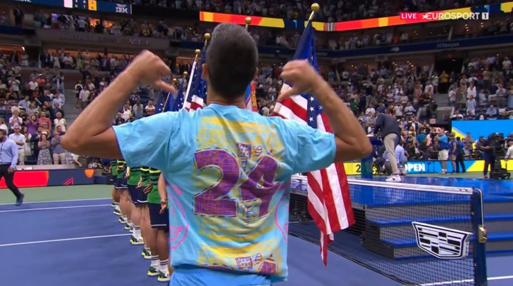 La dedicatoria de Djokovic a Kobe Bryant