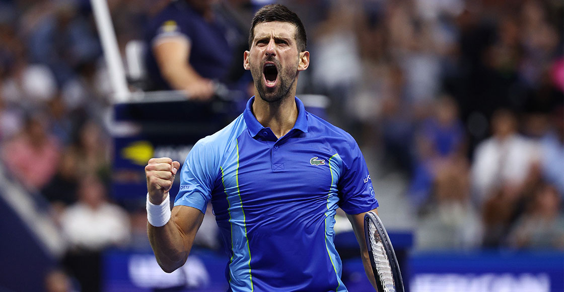 Novak Djokovic en la final del US Open 2023