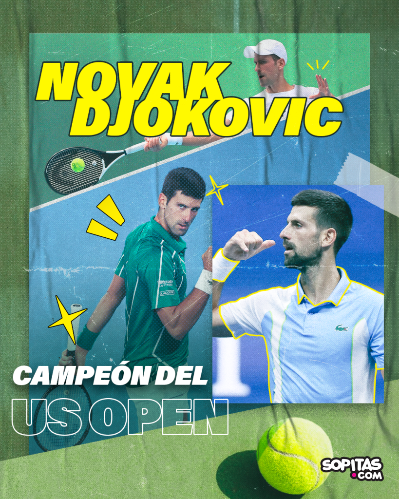 Novak Djokovic campeón del US Open