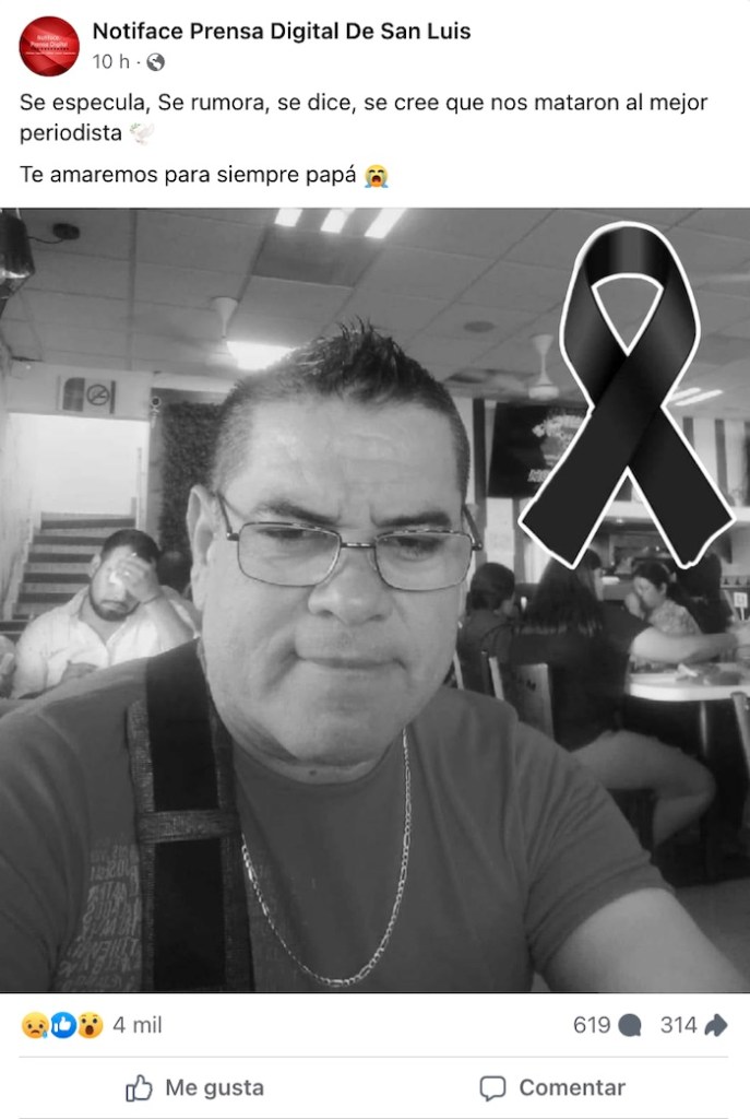 Asesinan al periodista Jesús Gutiérrez en un ataque contra policías de Sonora