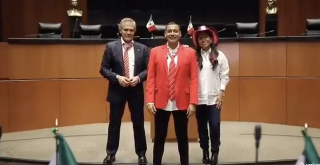 Senadores vestidos como RBD hicieron un video y tienes que verlo
