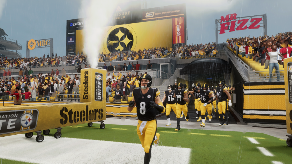 Simulación del Steelers vs 49ers en 'Madden 24'