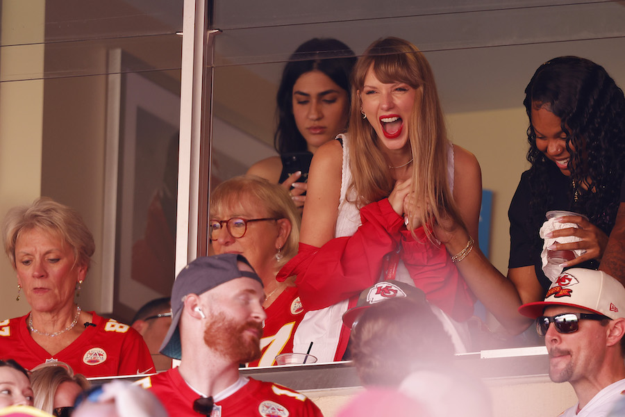 Taylor Swift en el juego de Travis Kelce