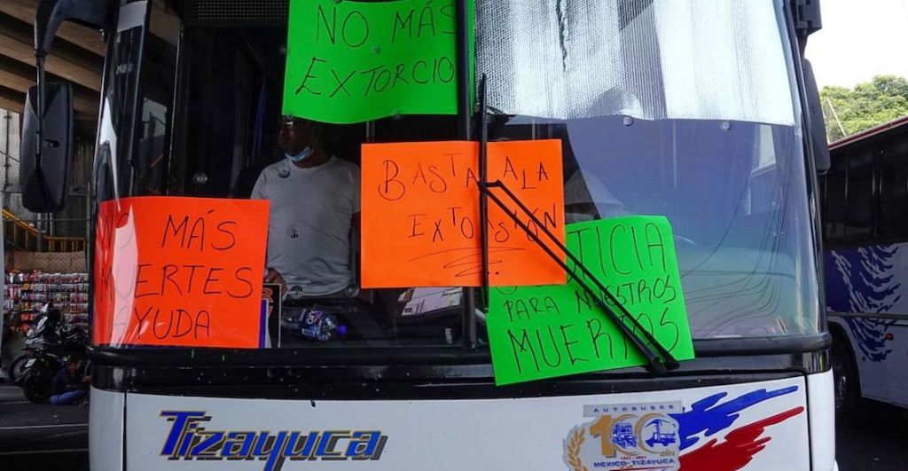 Ola de asaltos obligan a transportistas a suspender servicio en Tizayuca