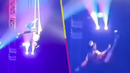 Trapecista rusa cae de varios metros durante show en un circo