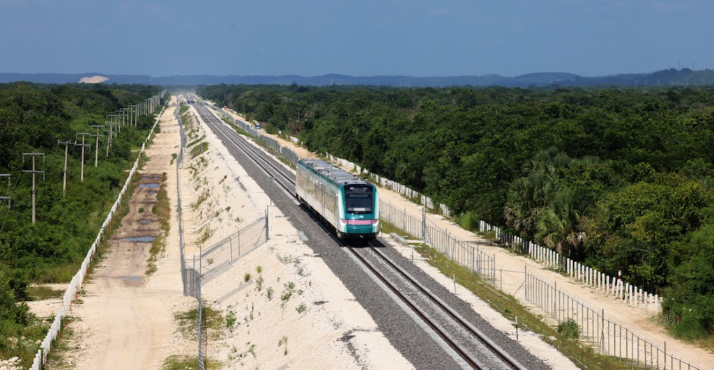 En fotos: Así fue el primer viaje del Tren Maya en Campeche