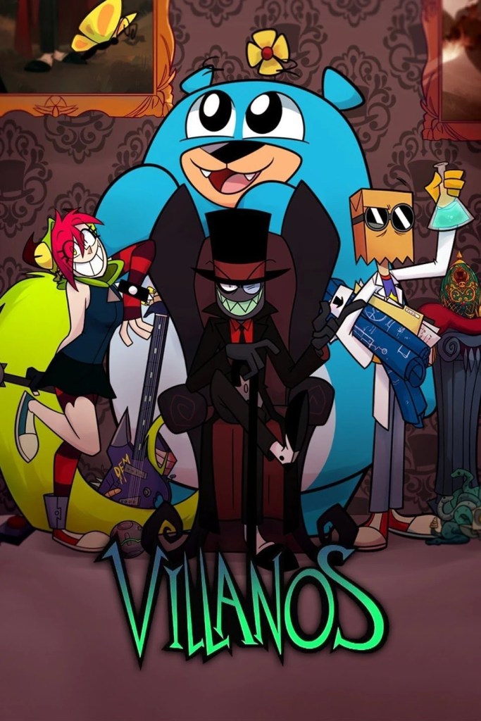 Poster de Villanos, serie animada de Cartoon Network 