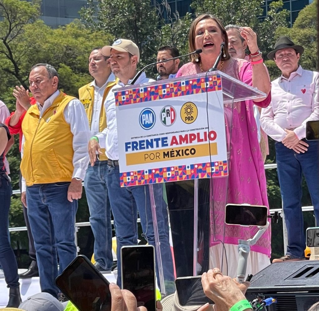 Xóchitl Gálvez ya es candidata del Frente Amploio para 2024