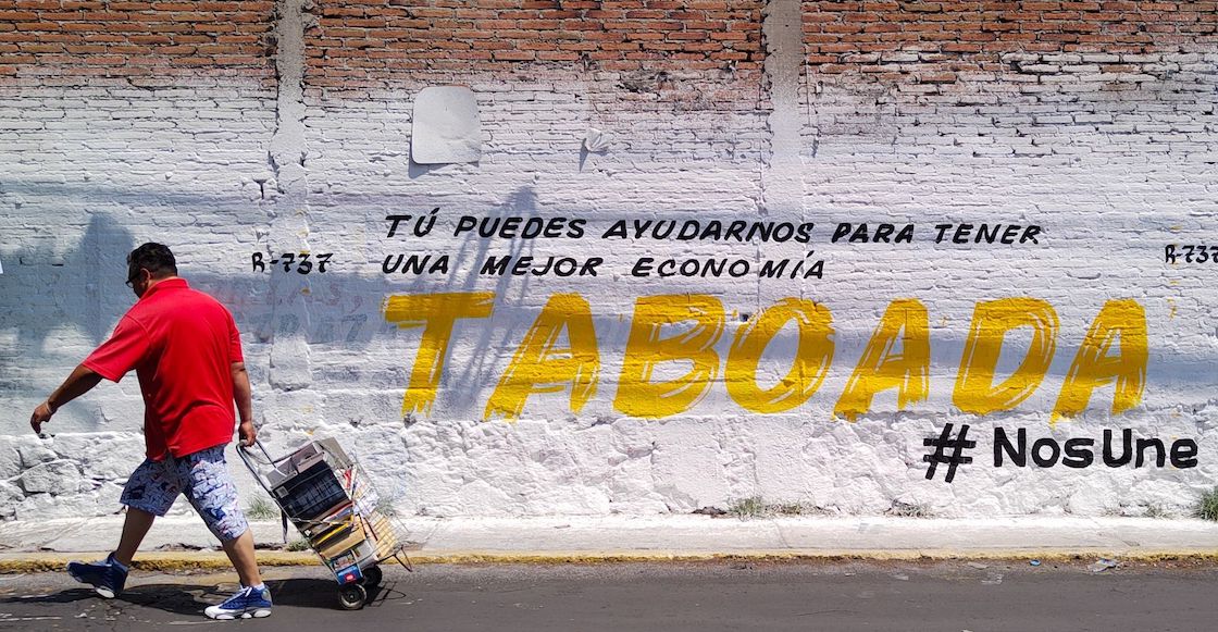 Bardas políticas y propaganda en CDMX.