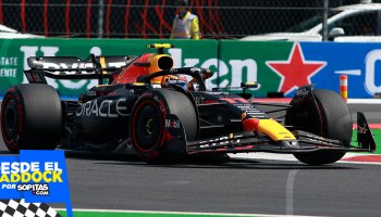 Checo Pérez en el Gran Premio de México
