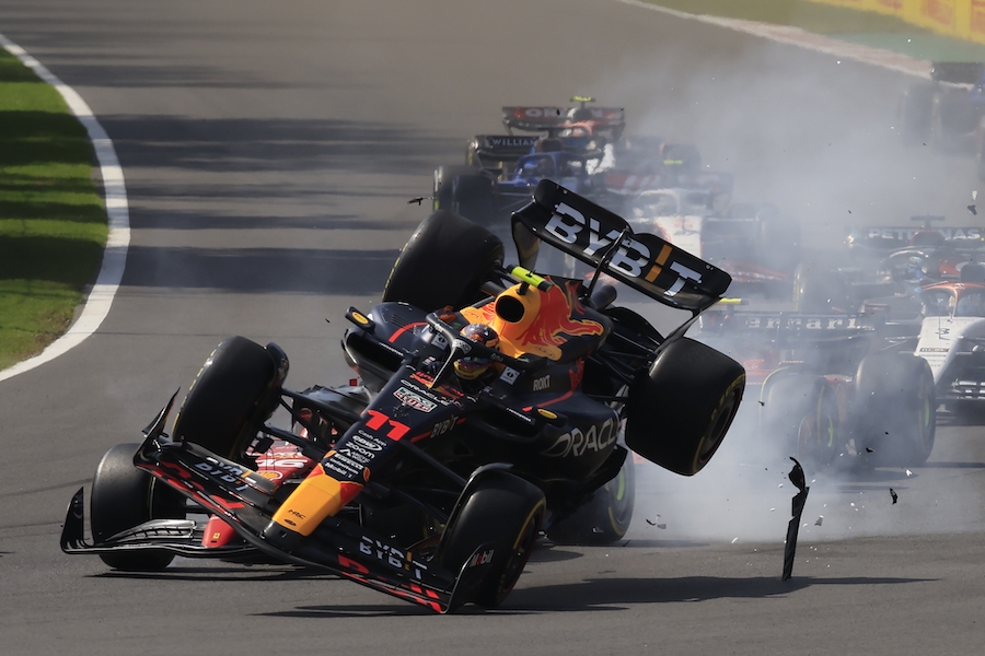 Chico Perez at the Mexican Grand Prix