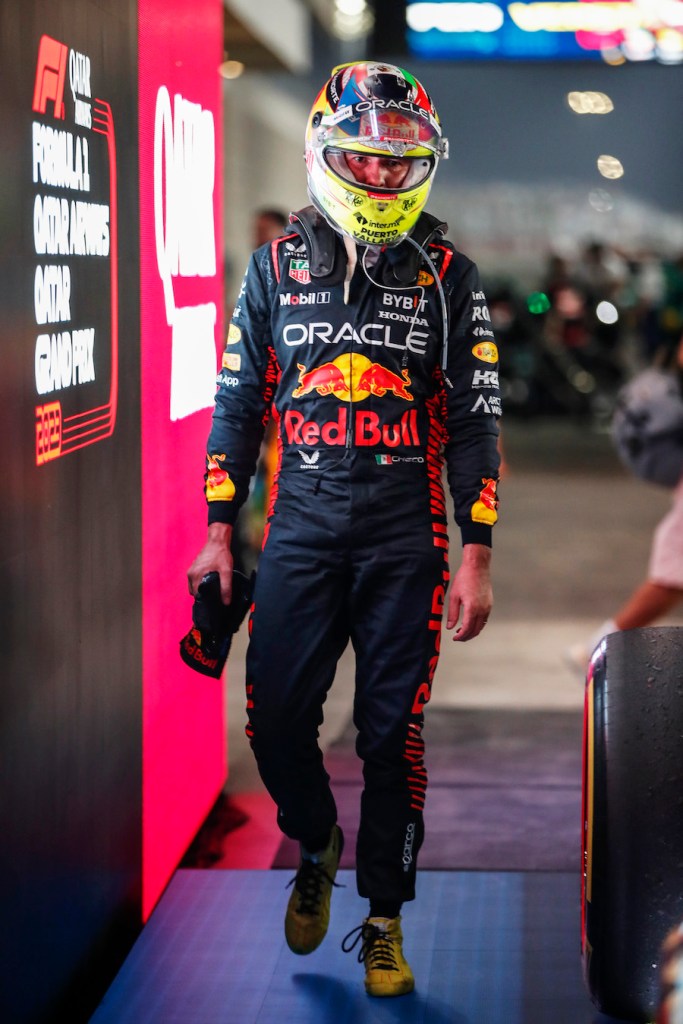 Checo Pérez en el GP de Qatar