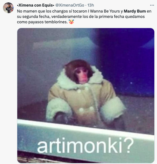 Los Arctic Monkeys tocaron "Mardy Bum" por primera vez en México y los memes no perdonaron 