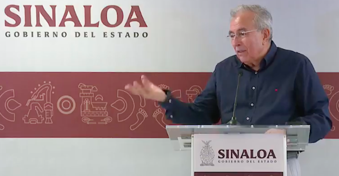 Gobernador de Sinaloa, Rubem Rocha Moya.