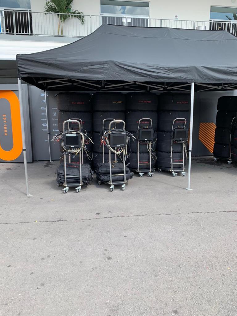 Los neumáticos de McLaren acomodados para cada piloto