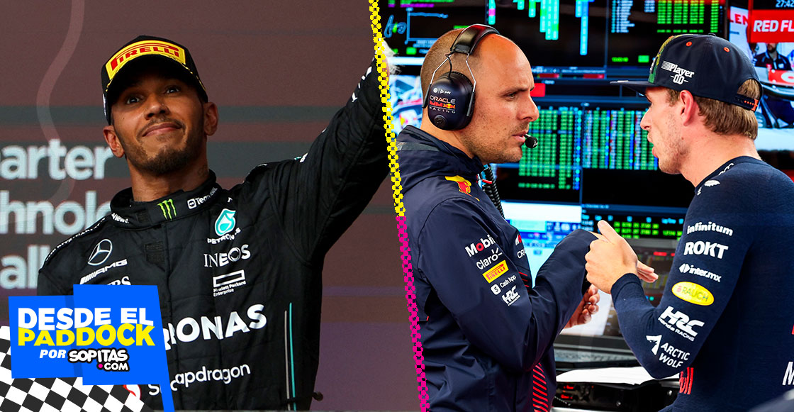 La triunfo Hamilton sobre Checo y los reclamos de Verstappen a Lambiase en el GP de EU