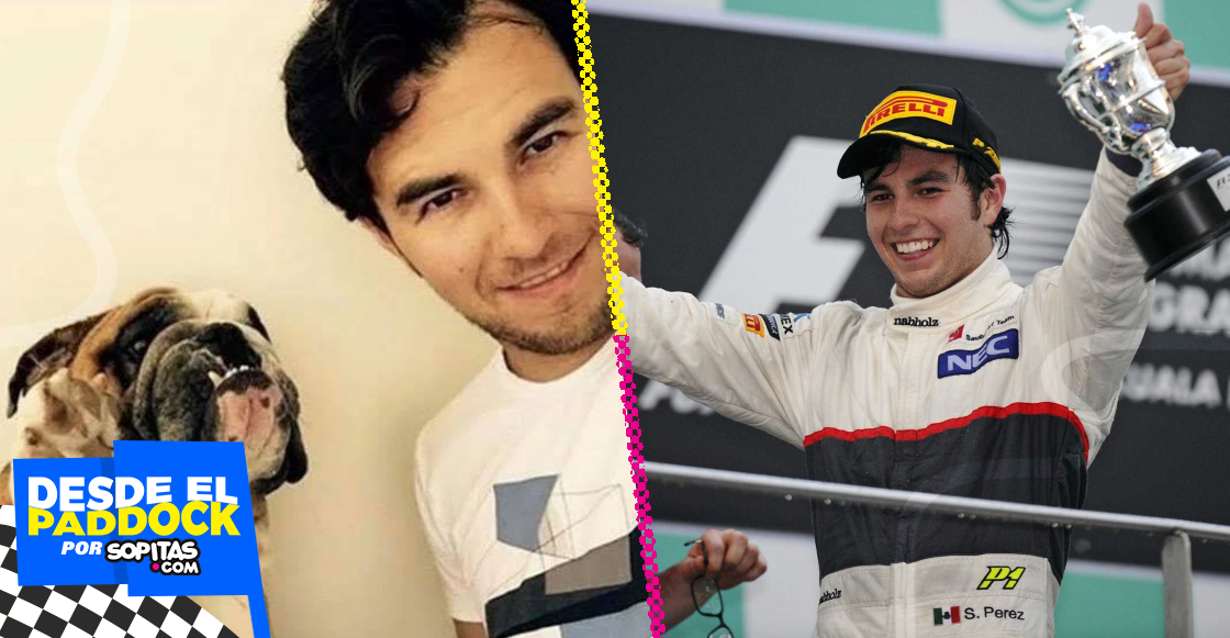 Checo Pérez y la historia de la dedicatoria a Frida, su perrita, tras su primer podio en Fórmula 1