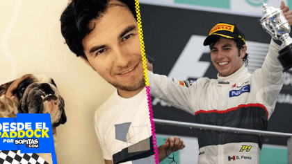 Checo Pérez y la historia de la dedicatoria a Frida, su perrita, tras su primer podio en Fórmula 1