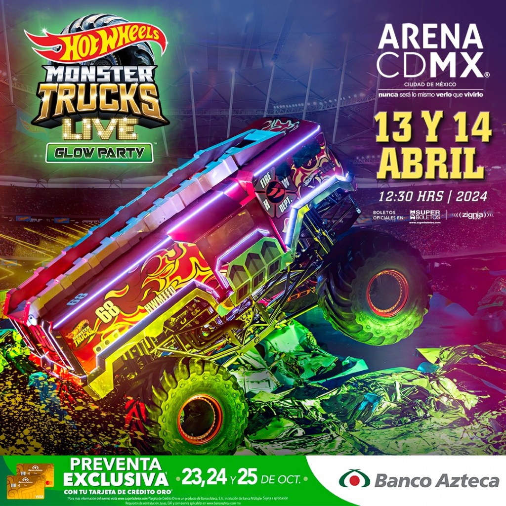 Hot Wheels traerá los Monster Trucks de vuelta a México