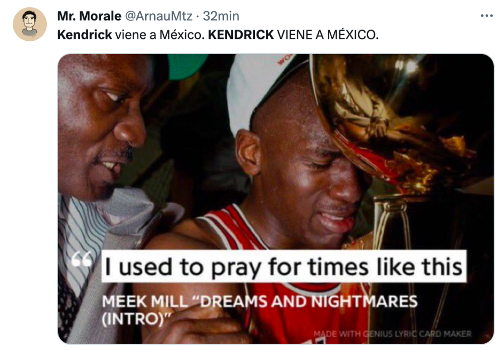 Así reaccionó el internet al anuncio de Kendrick Lamar en el AXE Ceremonia 2024