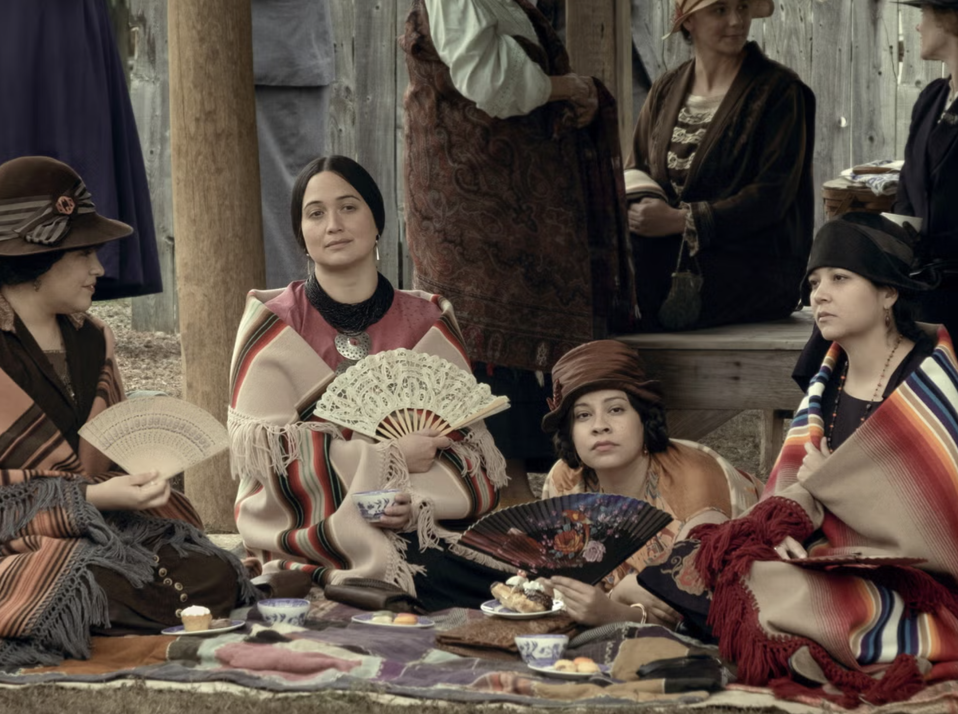 Imagen de algunos miembros de los Osage en 'Killers of the Flower Moon'