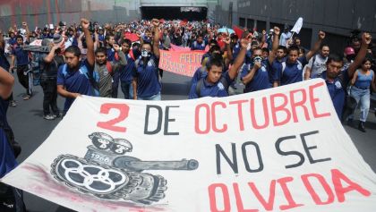 Ruta y calles cerradas por la marcha del 2 de octubre en CDMX