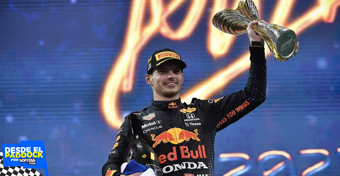 Max Verstappen es campeón de la F1