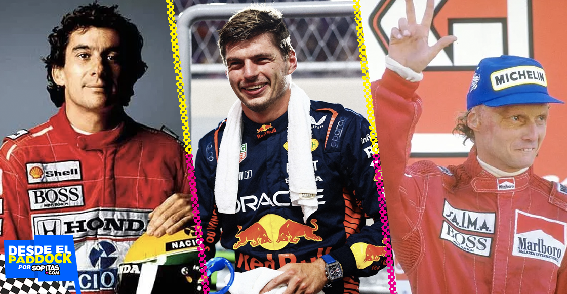 Max Verstappen el sexto tricampeón de la F1