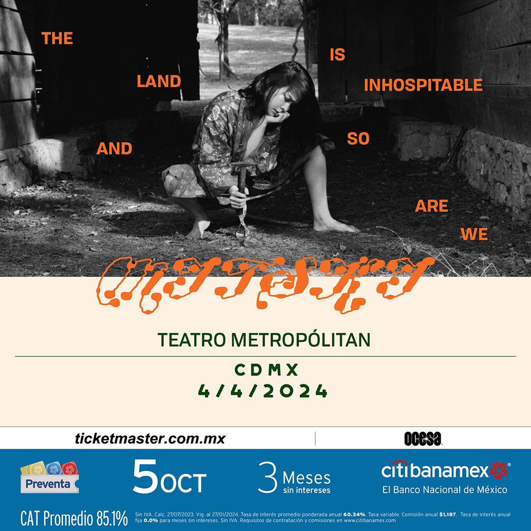 Mitski en concierto en México