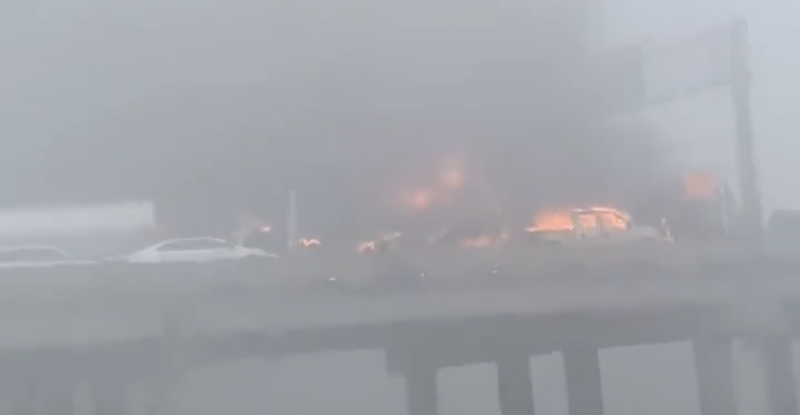 Niebla provoca accidente en Luisiana.