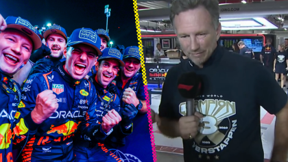 Las conmovedoras felicitaciones de Christian Horner al tricampeón de Fórmula 1, Max Verstappen