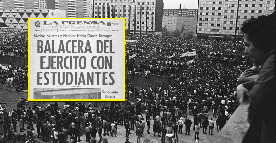 ¿Qué decían las primeras planas del 3 de octubre del 68?